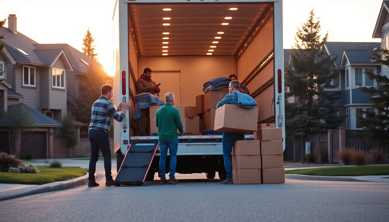 Apex Affordable Moving Solutions Calgary expertly handling a seamless residential move in Calgary’s vibrant neighborhoods, emphasizing reliability and care.