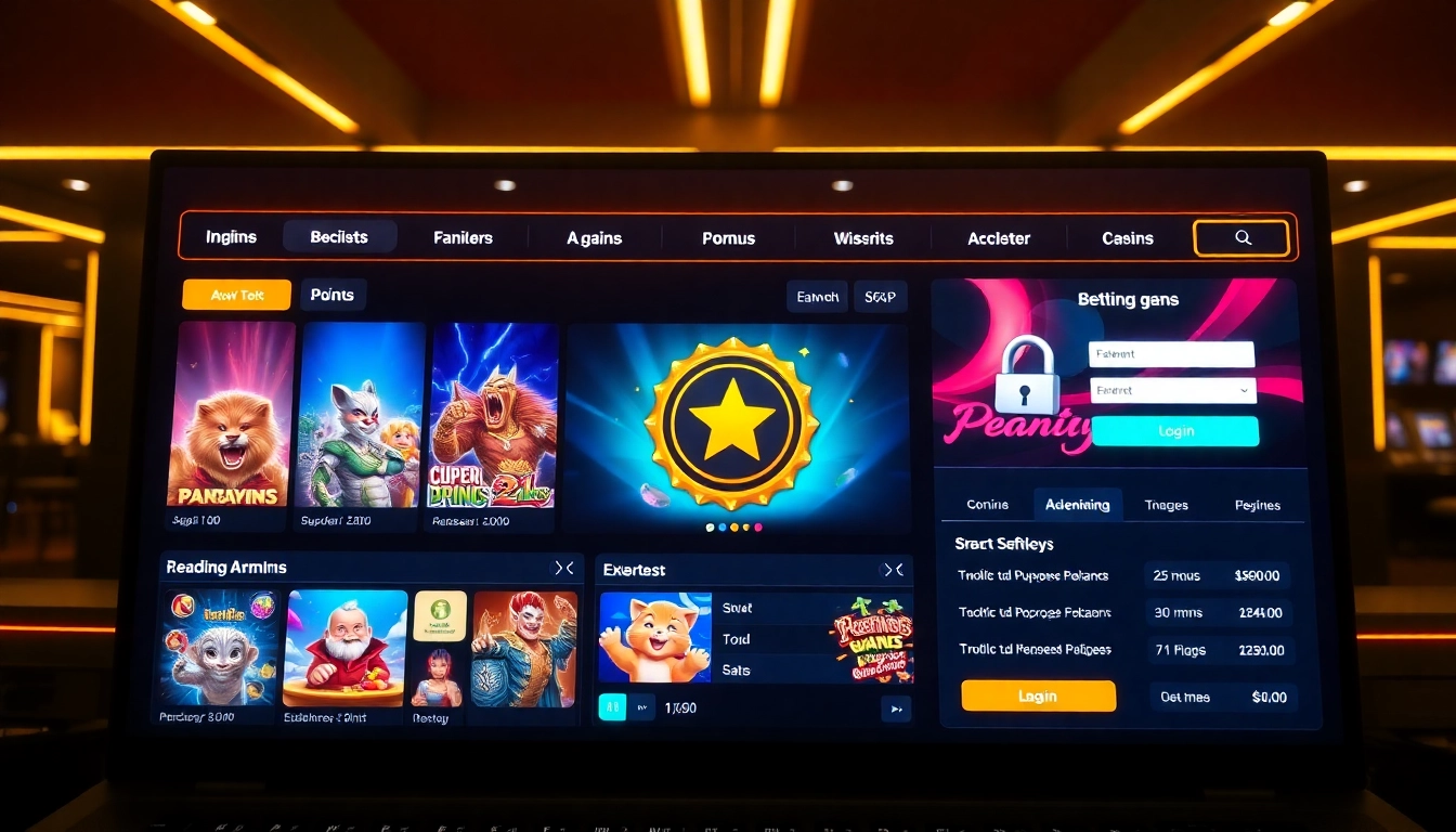 Engaging visual of 789win com online gambling platform with vibrant game icons and secure interface, attracting users to bet and play.