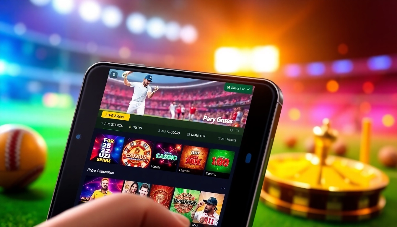 Reddy Anna sports betting platform showcasing live cricket and casino games with attractive interface and vibrant graphics for users in India.
