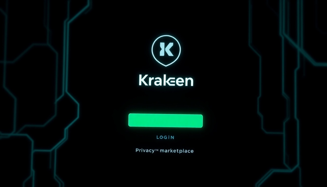 кракен вход: Secure Kraken вход login interface with encryption shield and privacy-first access.