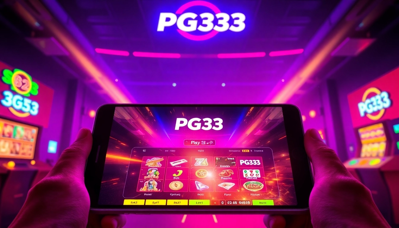 PG333 online casino platform with colorful graphics and engaging gameplay interface for high wins and rewards