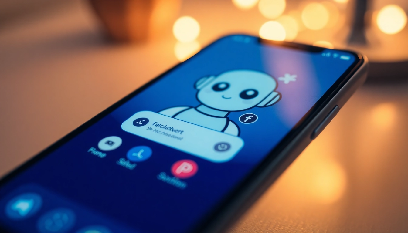 Create a screenshot of an AI girlfriend chat interface showcasing an engaging conversation, highlighting the natural flow of Ai girlfriend chat interactions for accessibility.