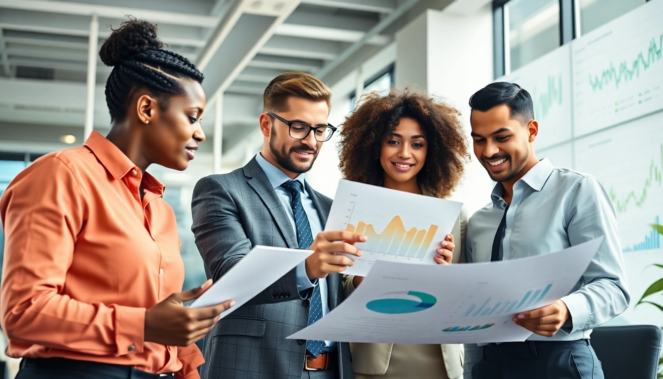 Experienced expert comptable Casablanca team analyzing financial data to ensure accurate