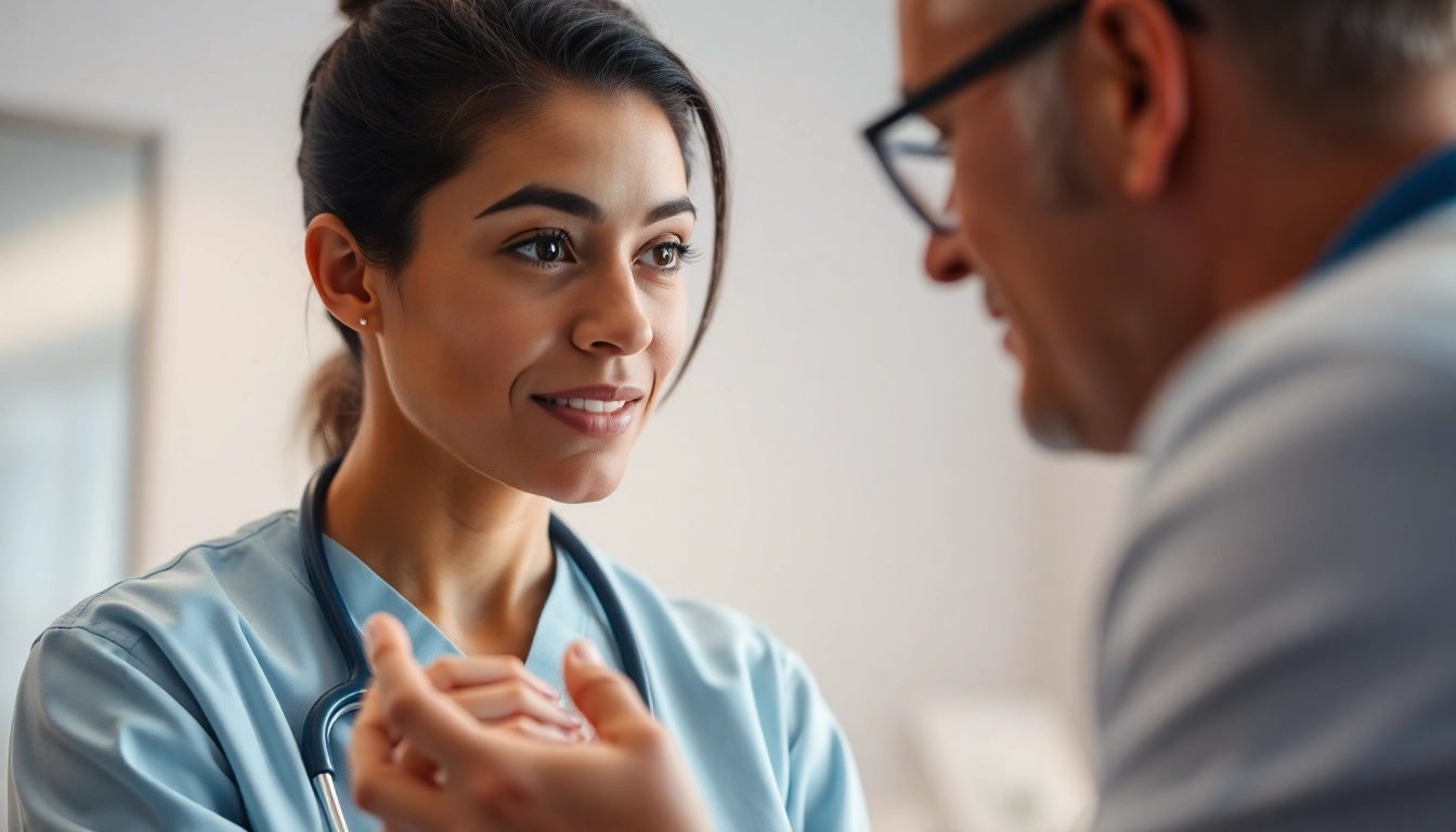 Understanding pma significato doctor explaining fertility options to a woman in a clinic setting